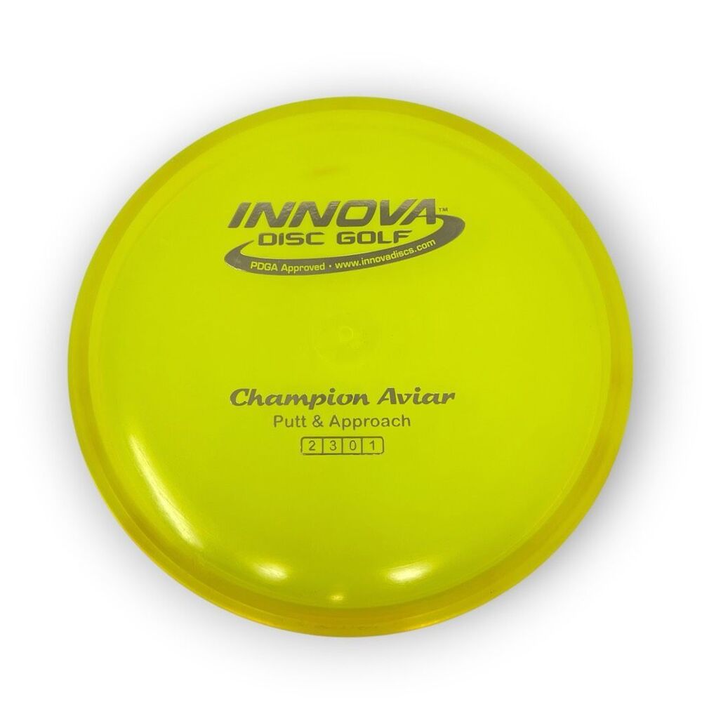Innova Champion Aviar Yellow Transparent 175g 2301 Putt & Approach Golf Disc